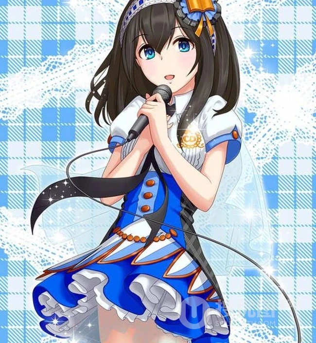 ​黑色长发大姐姐《偶像大师》文学少女偶像​鹭沢文香图集