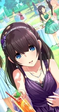 ​黑色长发大姐姐《偶像大师》文学少女偶像​鹭沢文香图集