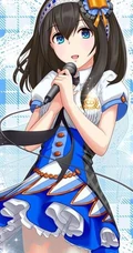​黑色长发大姐姐《偶像大师》文学少女偶像​鹭沢文香图集