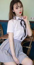 精选俊俏好看的白皙气质女生徐肉肉裙子类写真图集