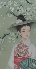 气质与韵味十足的古代古风元素女子唯美动漫图片