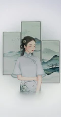 气质与韵味十足的古代古风元素女子唯美动漫图片