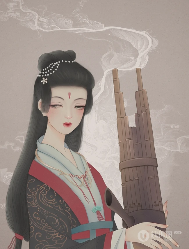 气质与韵味十足的古代古风元素女子唯美动漫图片