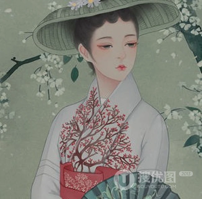 气质与韵味十足的古代古风元素女子唯美动漫图片