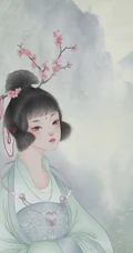 气质与韵味十足的古代古风元素女子唯美动漫图片