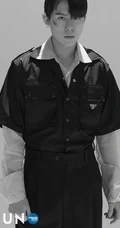 周奇个性十足黑白写真大片，初次尝试各类非主流服饰