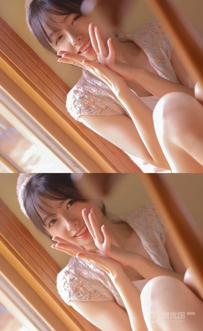 童年阳光里那一束美丽的花，花季少女唯美可爱室内写真照