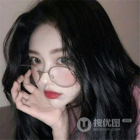 戴眼镜的气质，可爱，个性，高冷女生以及少女微信头像