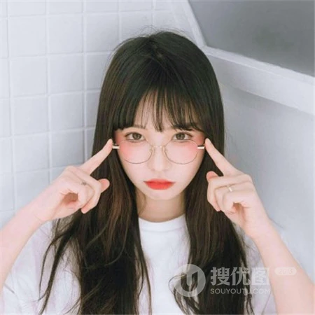 戴眼镜的气质，可爱，个性，高冷女生以及少女微信头像