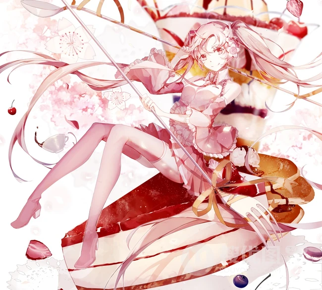 梦幻唯美又清新，二次元少女图集，主题画师豆之素作品