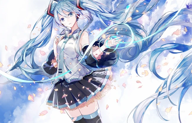 梦幻唯美又清新，二次元少女图集，主题画师豆之素作品
