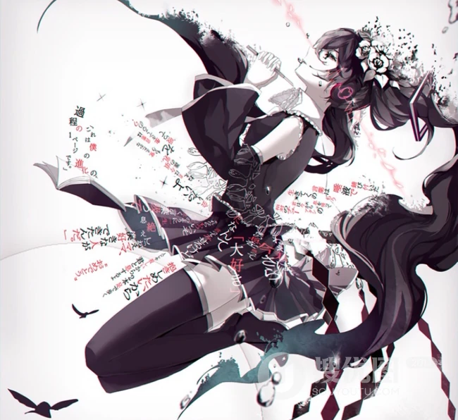 梦幻唯美又清新，二次元少女图集，主题画师豆之素作品