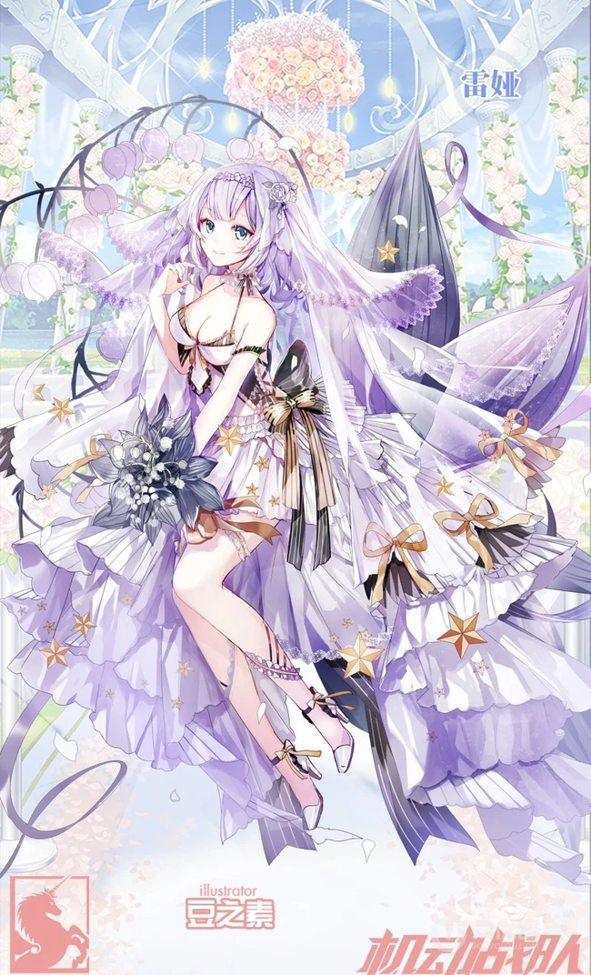 梦幻唯美又清新，二次元少女图集，主题画师豆之素作品