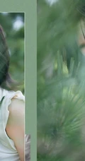 李溪芮清新户外写真，古灵少女个性连衣裙美丽动人