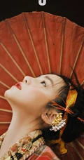 陈妍希日系风格杂志写真大片，高清静距离下的日式少女