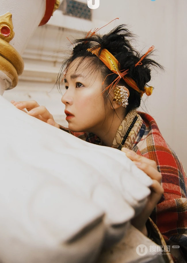 陈妍希日系风格杂志写真大片，高清静距离下的日式少女