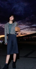 冷面美人辛芷蕾时尚甜酷街拍写真美图
