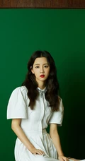 陈都灵卷发红唇唯美优雅复古风格写真图片