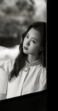 陈都灵卷发红唇唯美优雅复古风格写真图片