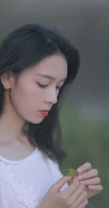 陈瑶唯美梦幻户外写真，白裙飘飘仙气十足