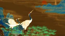 唯美好看的凤凰，孔雀，龙，长城等中国风壁纸图片
