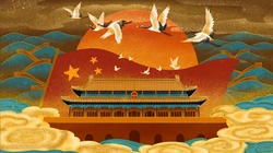 唯美好看的凤凰，孔雀，龙，长城等中国风壁纸图片