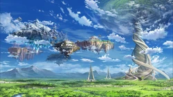 唯美梦幻，壮观震撼的二次元场景，好看的二次元桌面壁纸