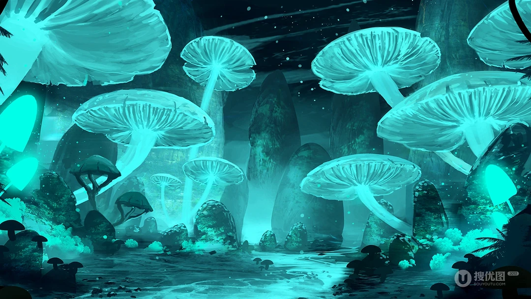 唯美梦幻，壮观震撼的二次元场景，好看的二次元桌面壁纸