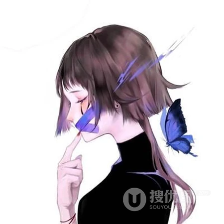 男的酷帅，女的靓丽，个性二次元动漫人物一男一女情侣头像