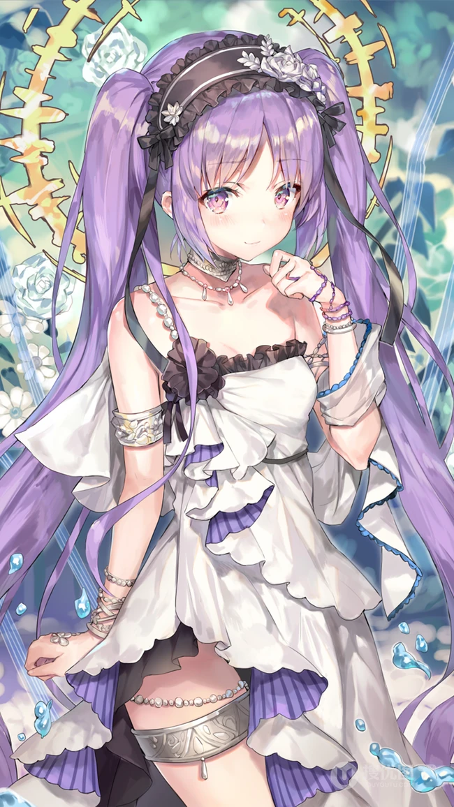 抹胸连衣裙动漫美少女手机壁纸