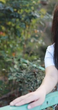 紧身制服短裙匀称少女徐微微户外公园气质写真图集