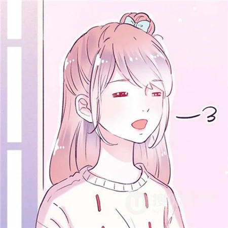 动漫女生可爱呆萌头像图片，粉色系呆萌二次元女生QQ头像