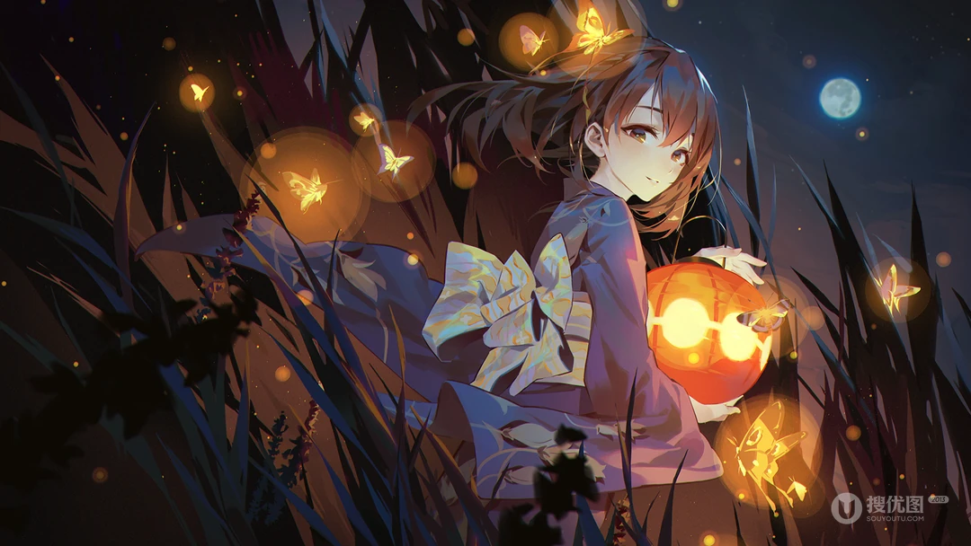 二次元精美动漫美少女高清好看桌面壁纸图片