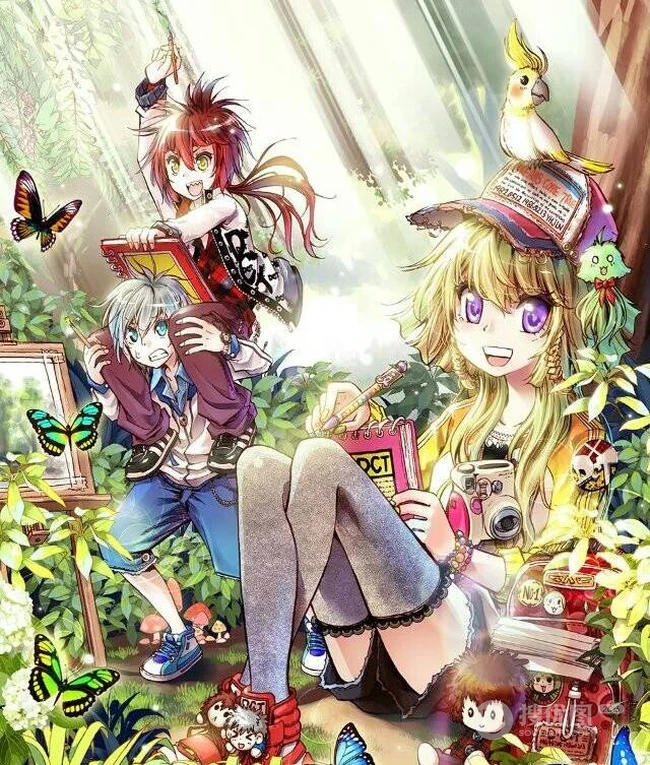 漫画人物庶岚图片集，《暴走邻家》中重要人物庶岚好看图片