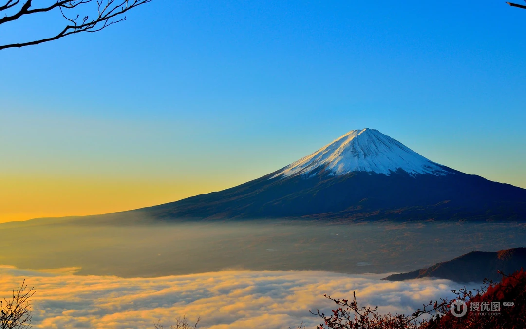 巍峨壮观唯美的山川，湖泊等高清风景桌面壁纸图片