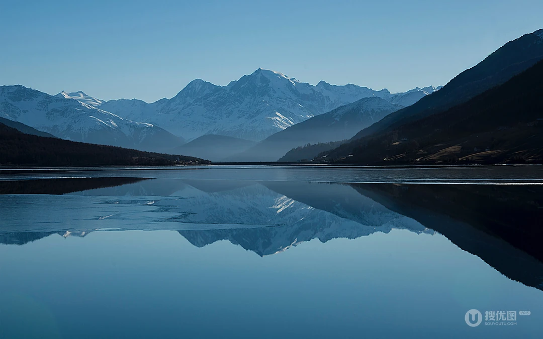 巍峨壮观唯美的山川，湖泊等高清风景桌面壁纸图片
