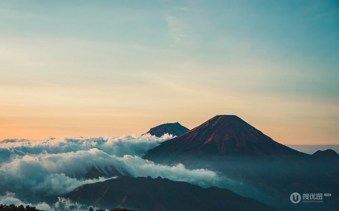 巍峨壮观唯美的山川，湖泊等高清风景桌面壁纸图片