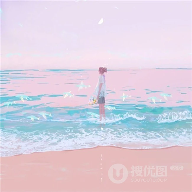 让大海带走所有烦恼，与海有关的唯美意境插画美图 第6张