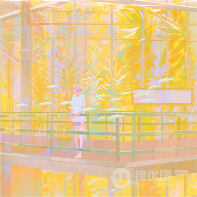 让大海带走所有烦恼，与海有关的唯美意境插画美图 第3张