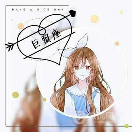 十二星座卡通女生人物类型可爱QQ头像