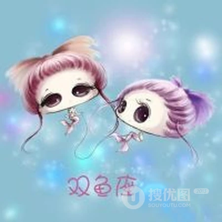 超萌大眼睛可爱Q版人物十二星座女生好看头像