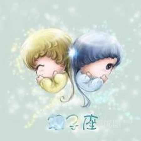 超萌大眼睛可爱Q版人物十二星座女生好看头像