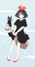 二次元动漫女生、气质女生插画图片，看对眼的刹那瞬间