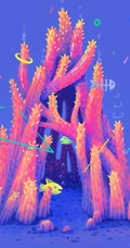 清新珊瑚水母字体字母插画设计作品欣赏