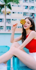 新加坡混血女生傅明秀气质写真美图以及生活照片图集