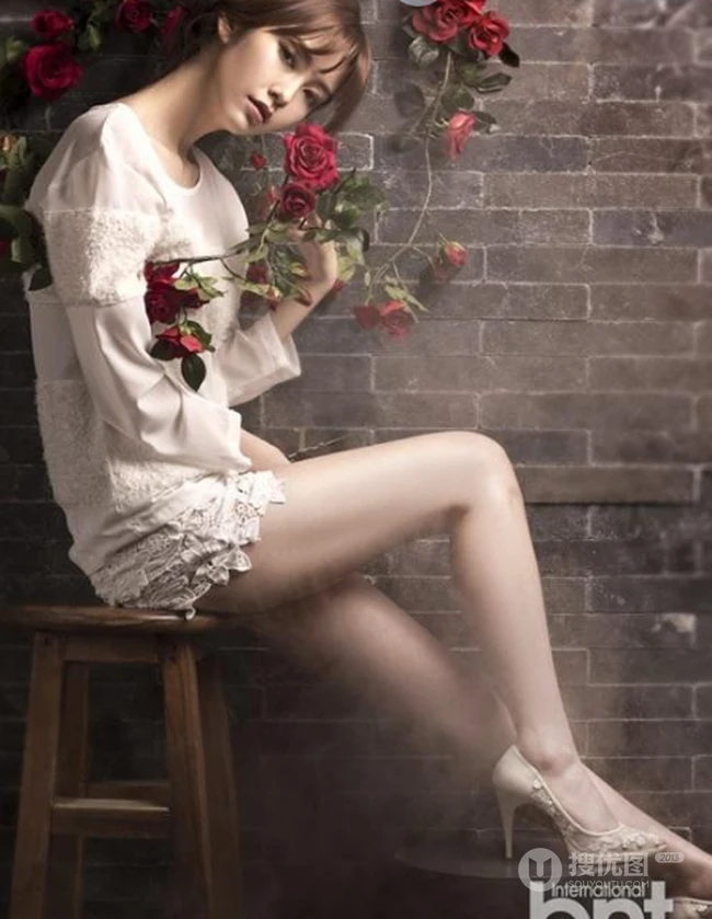 韩国女星罗惠美造型优雅，妆容精致bnt高清写真画报