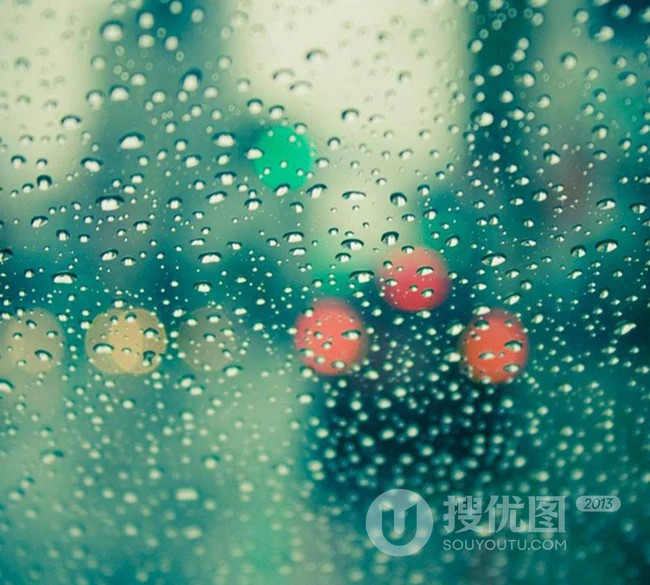 下雨天里的篮球、鸭梨、枯叶、自行车等唯美高清意境图片 第3张
