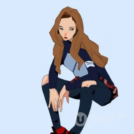 呆萌可爱清新靓丽等好看的女生2019动漫手绘卡通头像