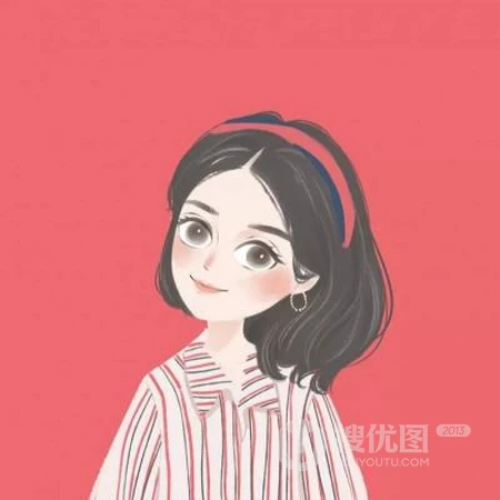 呆萌可爱清新靓丽等好看的女生2019动漫手绘卡通头像