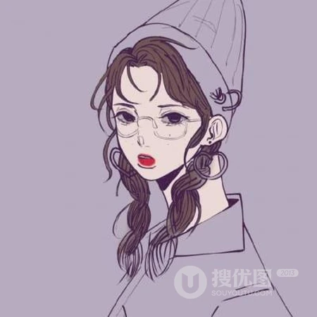 呆萌可爱清新靓丽等好看的女生2019动漫手绘卡通头像